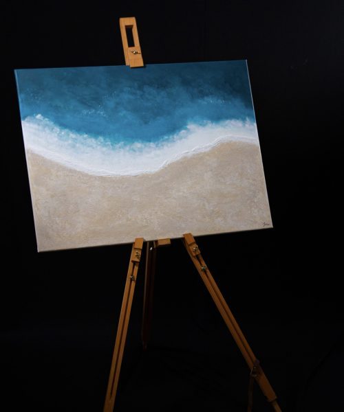 Toile_PLAGE_Chevalet